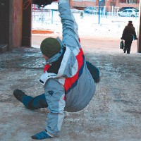 Техника безопасности в период зимнего обледенения